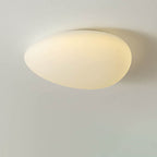 Lampadario a soffitto LED con paralume in PE a ciottoli minimalista nordico