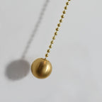 Applique da Parete Lampada a Sospensione Contemporanea Scandinava a Cono Rotondo in Rame e Legno con 1 Luce per Camera da Letto