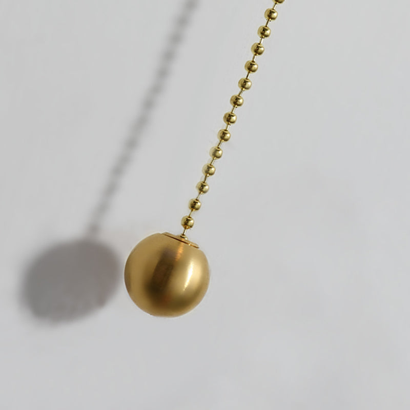Applique da Parete Lampada a Sospensione Contemporanea Scandinava a Cono Rotondo in Rame e Legno con 1 Luce per Camera da Letto