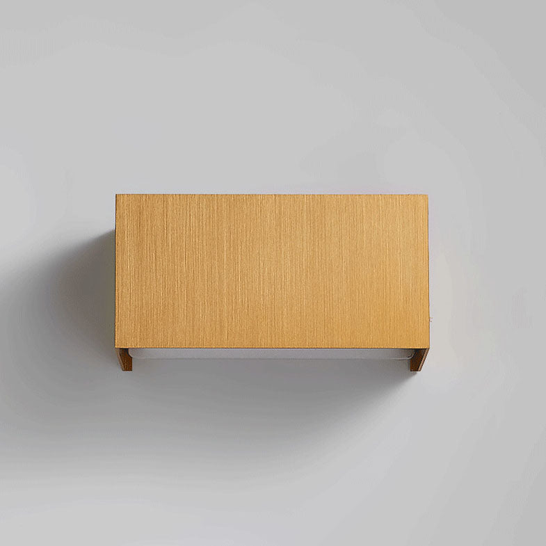 Lampada da parete LED regolabile a fascio piatto quadrato in alluminio minimalista moderno per ingresso