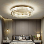 Moderna Creativa Lampada da Soffitto Rotonda in Cristallo