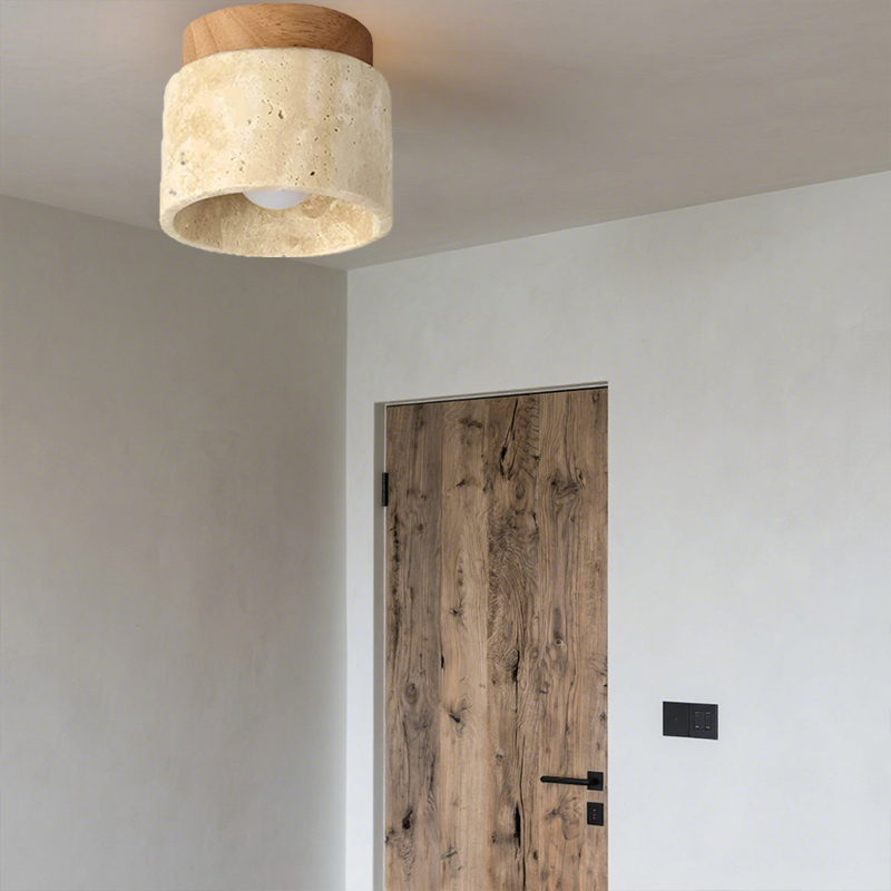 Lampada da soffitto moderna in stile crema creativo