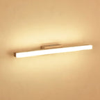 Lampada da parete LED a striscia lunga in legno minimalista nordico