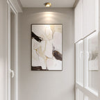 Luce a soffitto LED ultra-sottile in rame di lusso moderno per corridoio