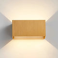 Lampada da parete LED regolabile a fascio piatto quadrato in alluminio minimalista moderno per ingresso
