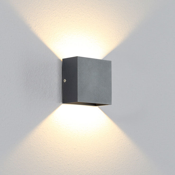 Applique da Parete LED in Alluminio Moderno Minimalista Quadrato