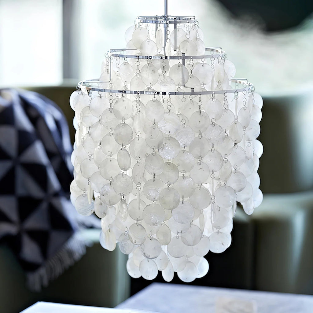 Lampadario Moderno a Forma di Conchiglia
