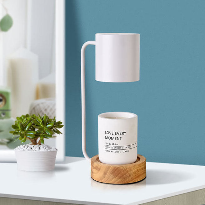 Lampada da Tavolo in Legno Minimalista Giapponese con Dimerizzazione e Timer a 1 Luce