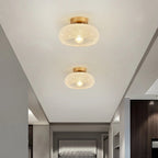 Lampada da Soffitto a Sfera di Vetro Classica