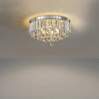 Moderna Luce da Soffitto Rotonda in Cristallo