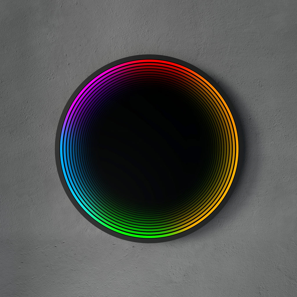 Specchio Circolare 3D con Luce