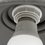 Lampada da Parete Esterna a Ciotola in Ferro Industriale Vintage LED 1 Luce