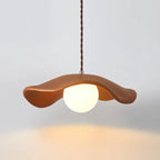 Lampada a sospensione creativa Wabi Sabi per la sala da pranzo con foglie di loto