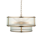 Lampadario Endon Ridgeton 5lt Ottone Antico