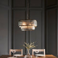 Lampadario Endon Ridgeton 5lt Ottone Antico