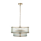 Lampadario Endon Ridgeton 5lt Ottone Antico