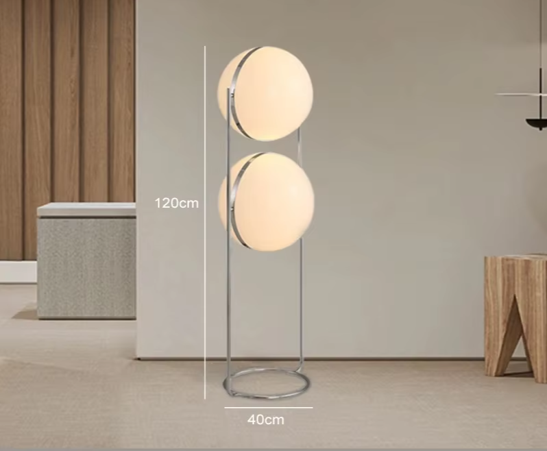 LumiSphere Art Deco LED Bol Lampada da Terra