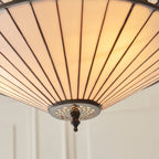 Fargo Media Lampada a Soffitto Tiffany Invertita (regolabile)