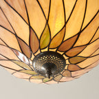 Interiors 1900 Hutchinson Medium Flush Tiffany Lampada da Soffitto