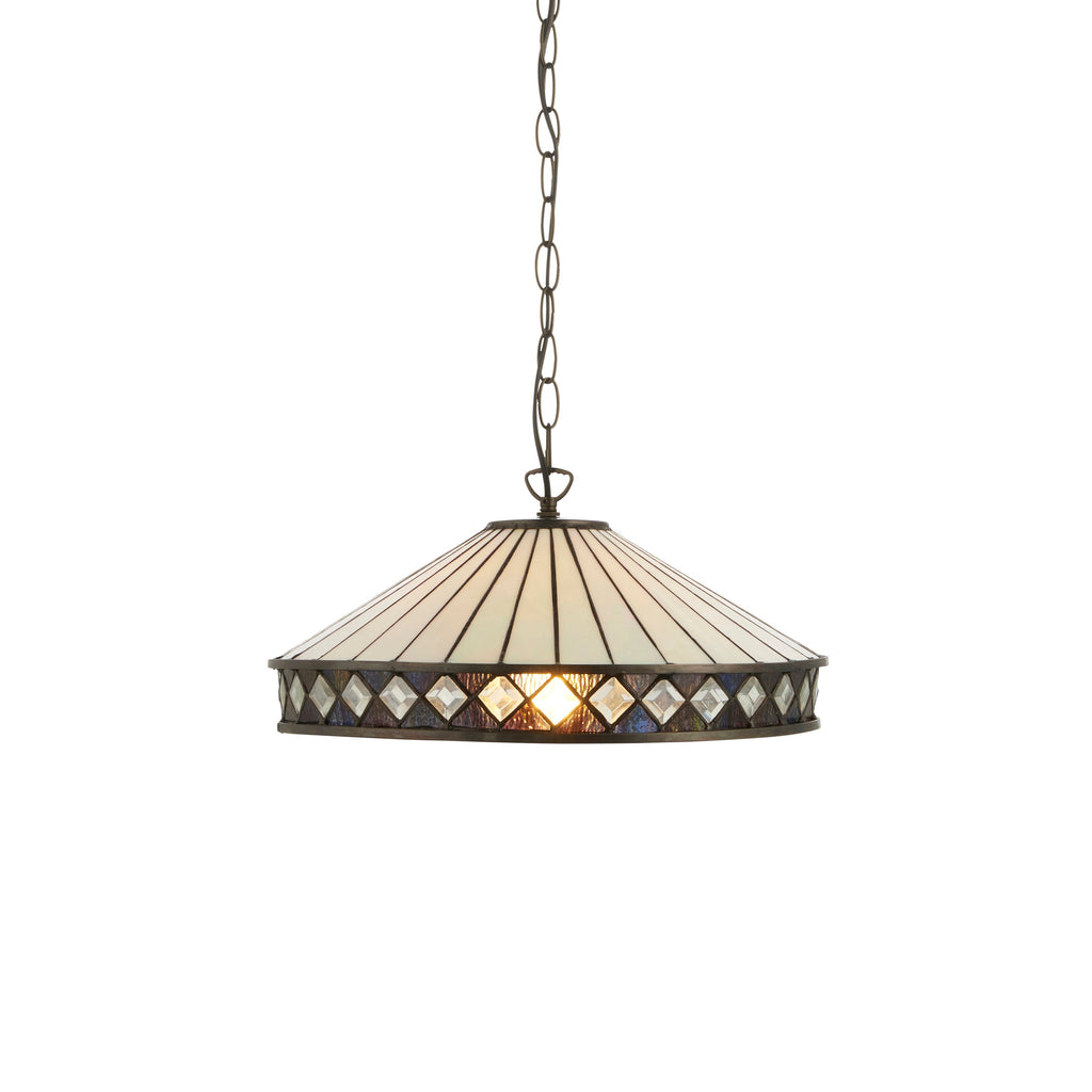 Fargo Media Lampada da Soffitto Tiffany 1 Portalampada