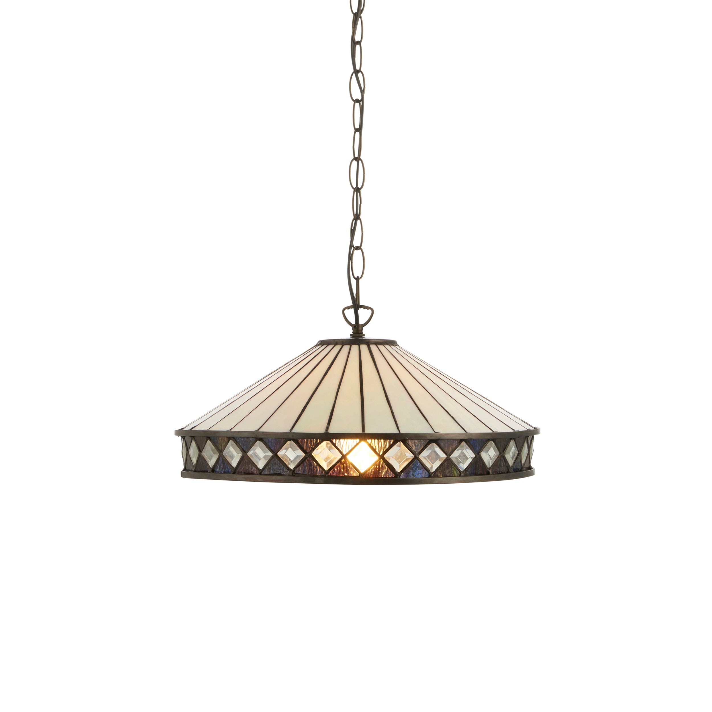 Fargo Media Lampada da Soffitto Tiffany 1 Portalampada