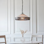 Fargo Media Lampada da Soffitto Tiffany 1 Portalampada