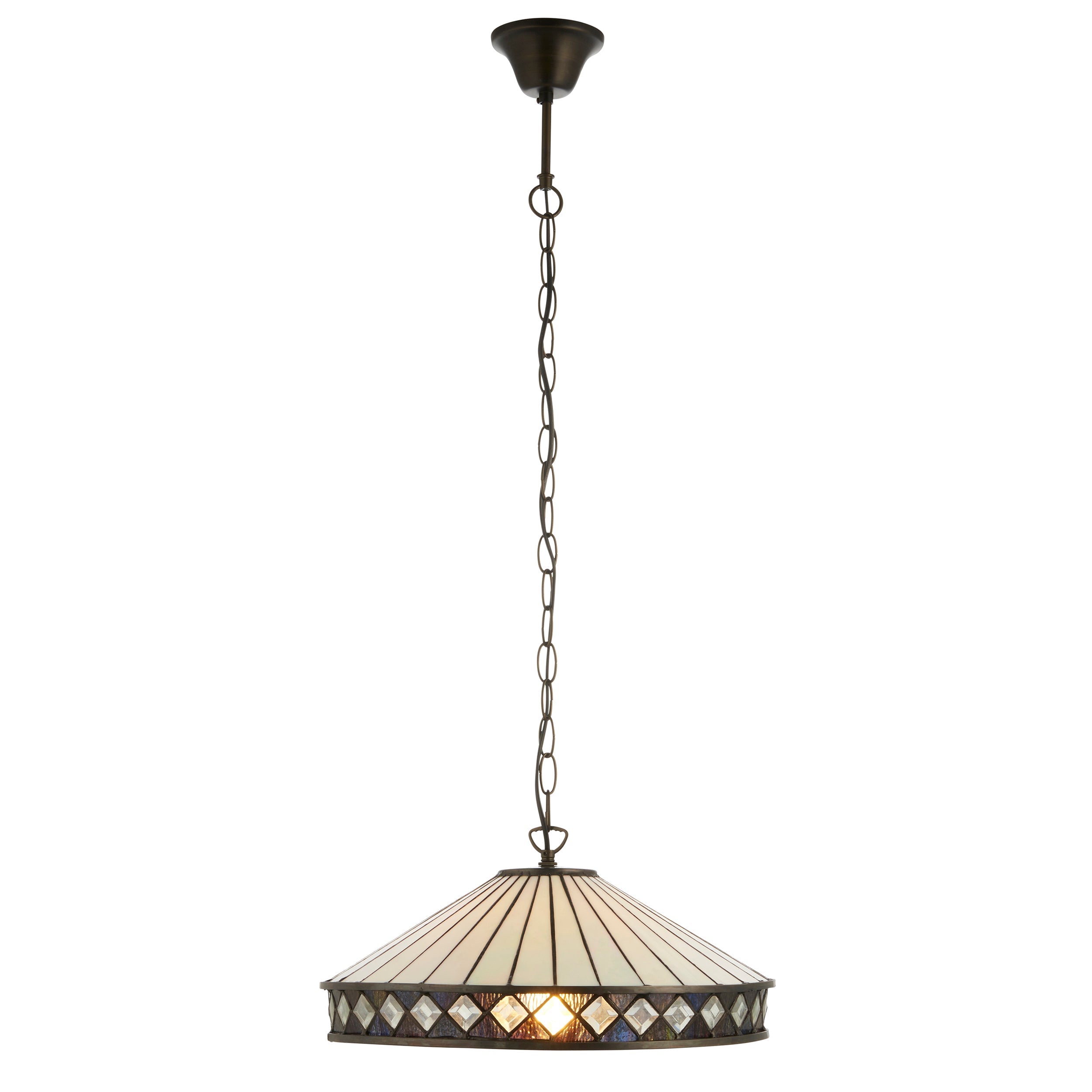 Fargo Media Lampada da Soffitto Tiffany 1 Portalampada