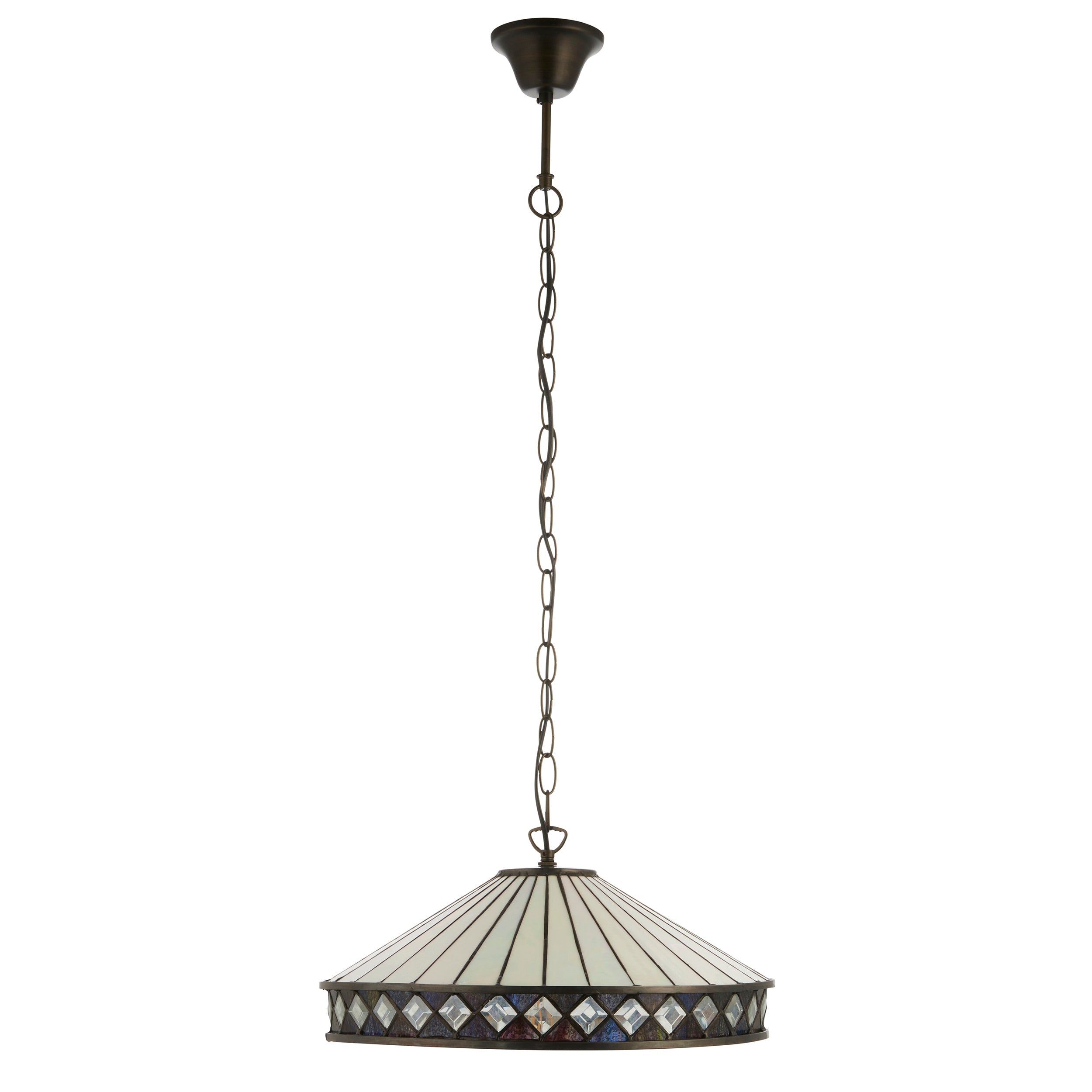 Fargo Media Lampada da Soffitto Tiffany 1 Portalampada