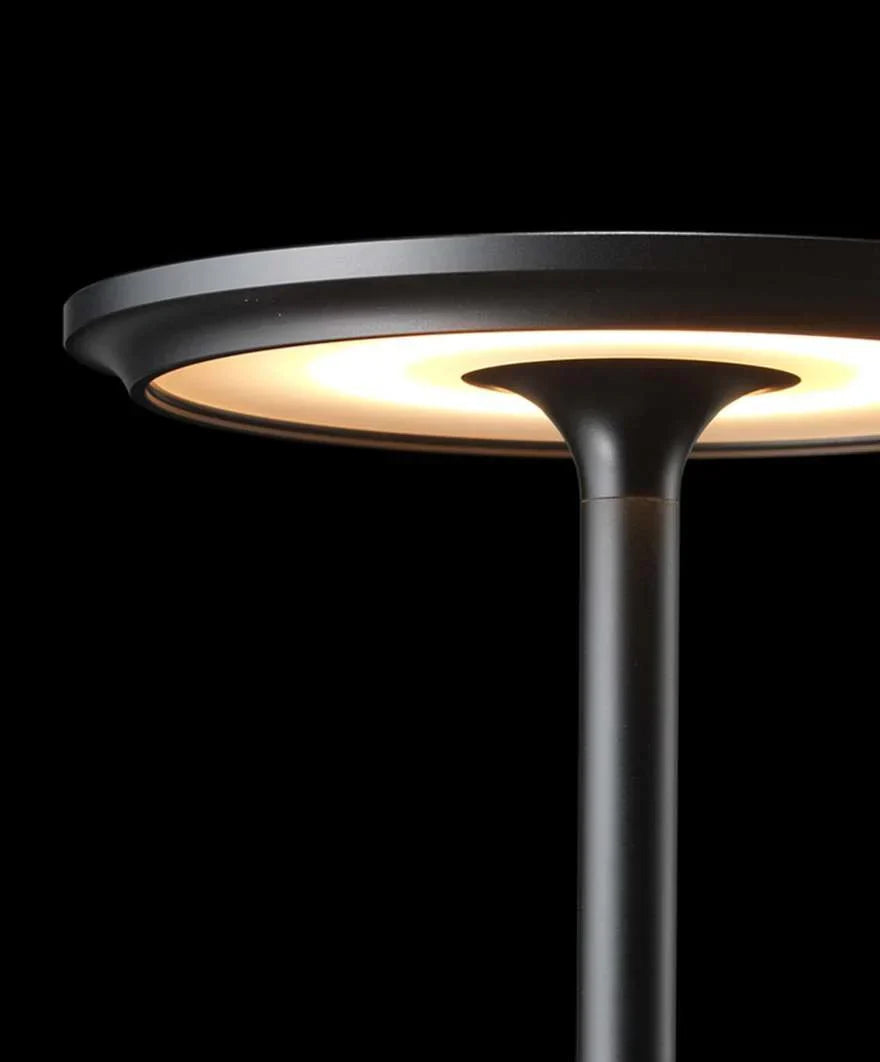 Lampada da Tavolo Ricaricabile LED a Cono in Ottone Moderno 1 Luce