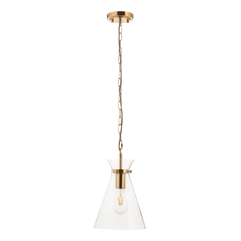 Lampadario in Ottone Harlow