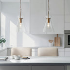 Lampadario in Ottone Harlow