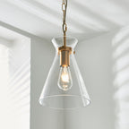 Lampadario in Ottone Harlow