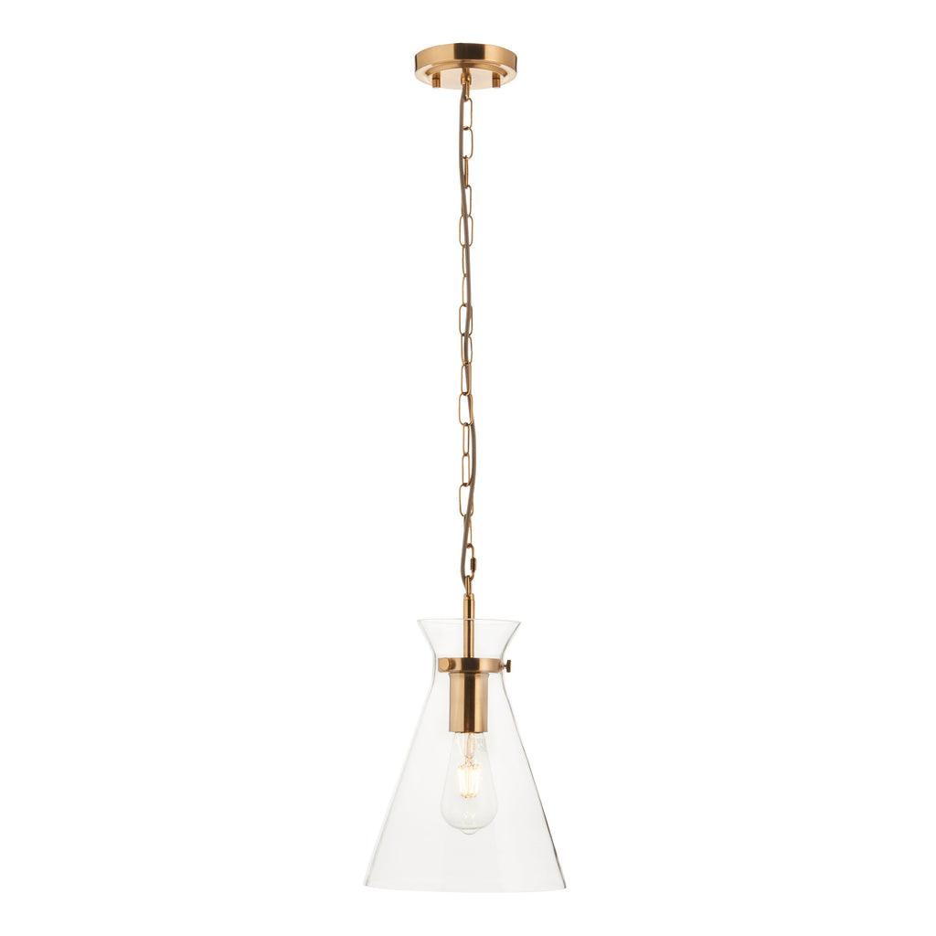 Lampadario in Ottone Harlow