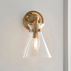 Lampada da Parete Regolabile in Ottone Harlow di Endon Lighting