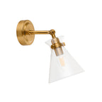Lampada da Parete Regolabile in Ottone Harlow di Endon Lighting