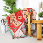 Coperta Woven Feline