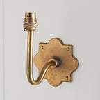 Applique da parete Anvil Swan in ottone antico
