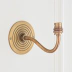 Fissaggio a Muro in Ottone a Curva Ripple
