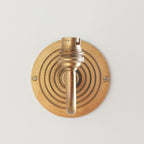 Fissaggio a Muro in Ottone a Curva Ripple