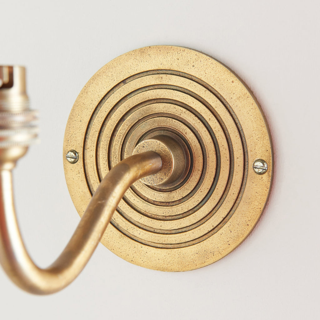 Fissaggio a Muro in Ottone a Curva Ripple