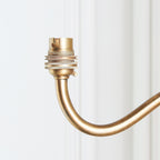 Fissaggio a Muro in Ottone a Curva Ripple
