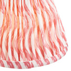 Applique da Parete Anvil Swan in Ottone Antico e Paralume Ripple 16cm Rosa Corallo