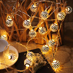 Luci a Stringa Solari Palloni Marocchini Colorati LED Luci di Natale Decorazione Esterno Luci a Stringa