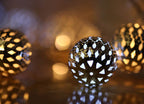 Luci a Stringa Solari Palloni Marocchini Colorati LED Luci di Natale Decorazione Esterno Luci a Stringa