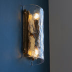 Keller 2 Luci Muro - Pannello in Vetro Curvato