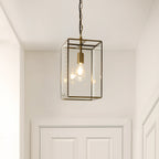 Lampadario Hammond Grand in Ottone e Vetro