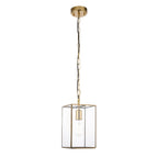 Pendente in Ottone e Vetro Hammond