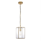 Pendente in Ottone e Vetro Hammond