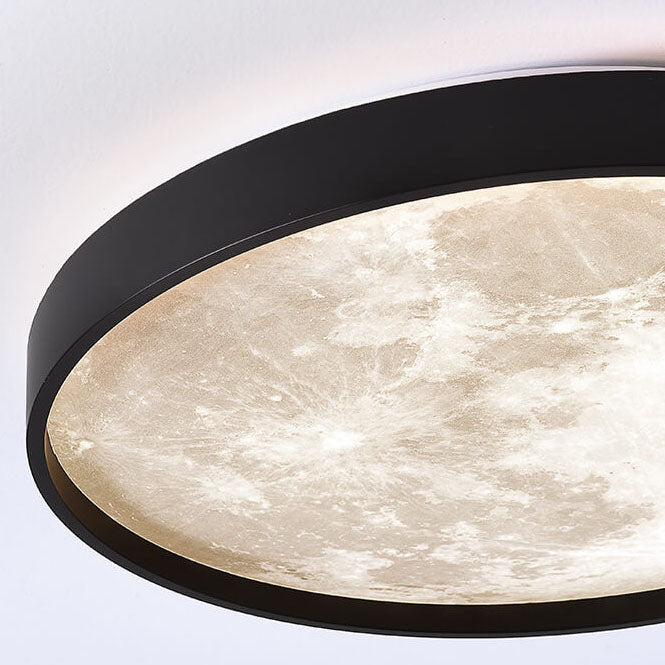 Moderna Lampada da Soffitto LED a Incasso Rotonda in Ferro Acrilico Minimalista per Soggiorno