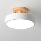 Lampada da soffitto a LED rotonda Nordic Log semi-incassata